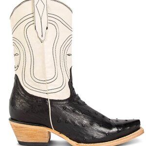 AMAZING~Freebird Warrick genuine ostrich skin boots SZ 9